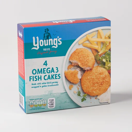 Young's Omega 3 Fish Cakes 4 Pack 200g