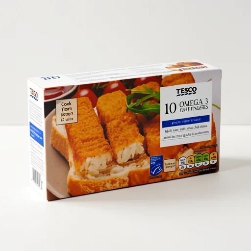 Tesco Omega 3 Fish Fingers 10 Pack 300g