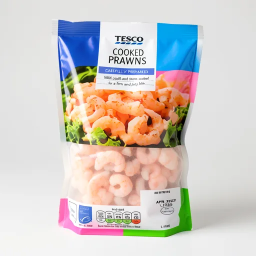 Tesco Cooked & Peeled Prawns 300G