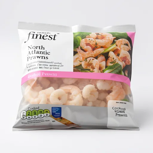 Tesco Finest North Atlantic Cooked Prawns 225G
