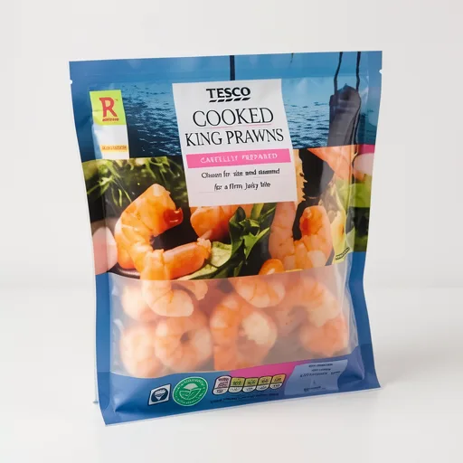 Tesco Cooked King Prawns 170G