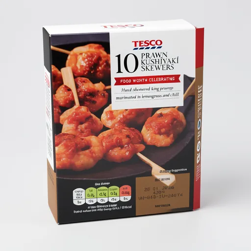 Tesco 10 Prawn Kushiyaki Skewers 180g