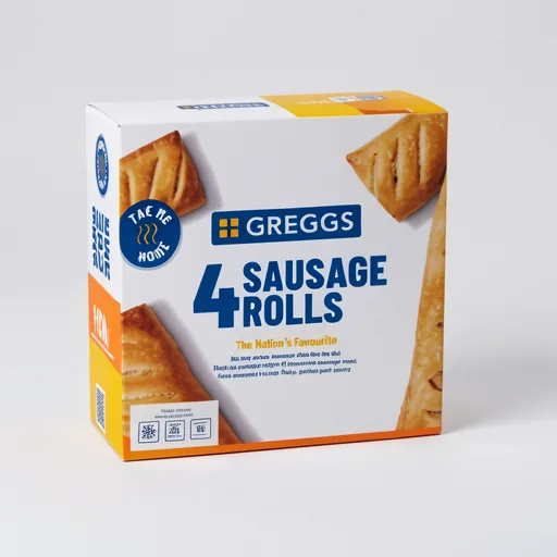 Greggs 4 Sausage Rolls 427g