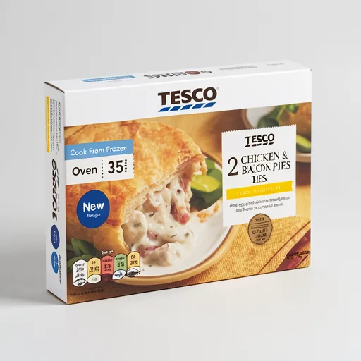 Tesco 2 Chicken & Bacon Pies 284g