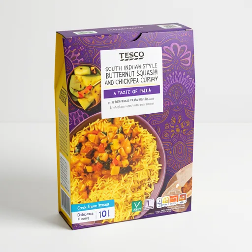 Tesco South Indian Style Butternut and Chickpea Curry 400g