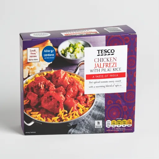 Tesco Chicken Jalfrezi With Pilau Rice 400G