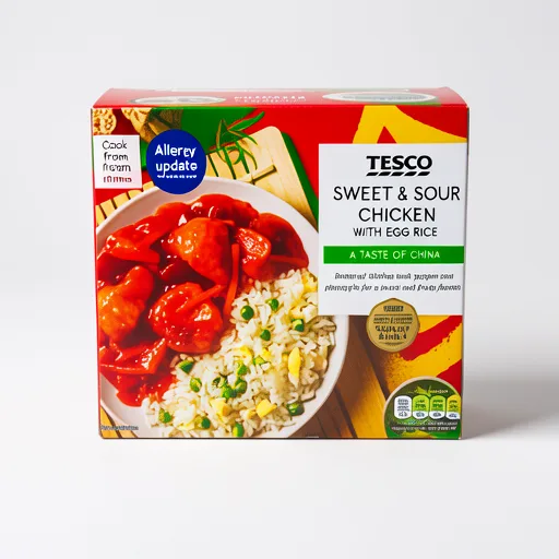 Tesco Sweet & Sour Chicken with Egg Rice 400g