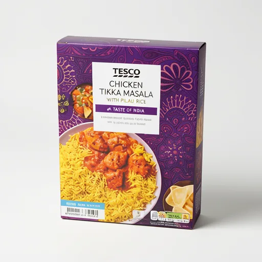 Tesco Chicken Tikka Masala Pilau Rice 400G
