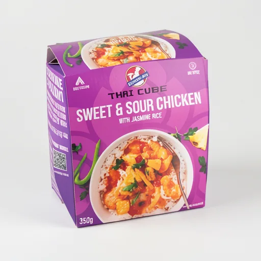 Kitchen Joy Sweet & Sour Chicken With Jasmine Rice 350g