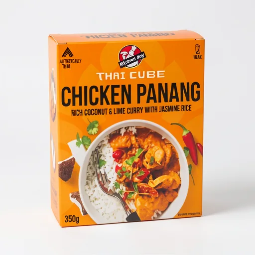 Kitchen Joy Chicken Panang Rich Coconut & Lime Curry With Jasmine Rice 350g