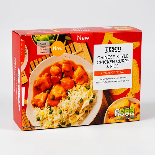 Tesco Chinese Style Chicken Curry & Rice 400g