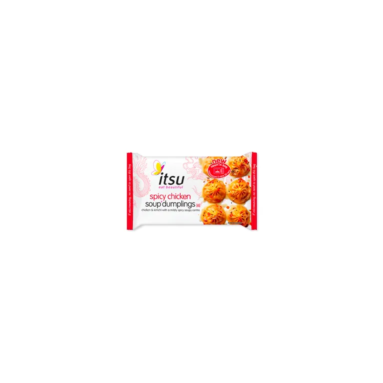 itsu spicy chicken soup dumplings 168g