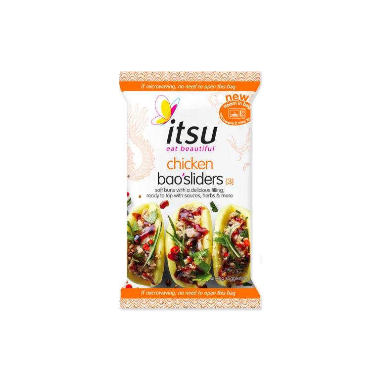 itsu chicken bao sliders 165g