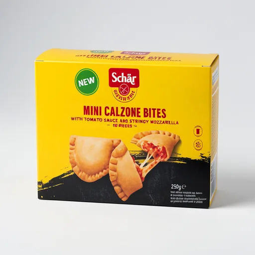 Schär Mini Calzone Bites with Tomato Sauce & Stringy Mozzarella x10 250g