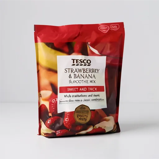 Tesco Frozen Strawberry & Banana Smoothie Mix 500G