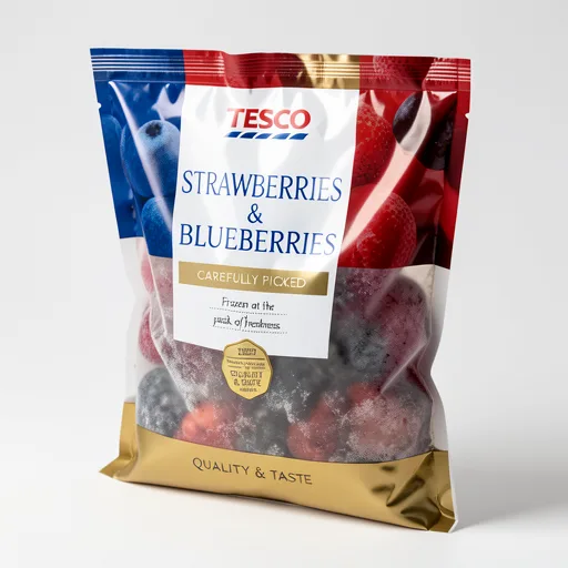 Tesco Strawberries & Blueberries 400G