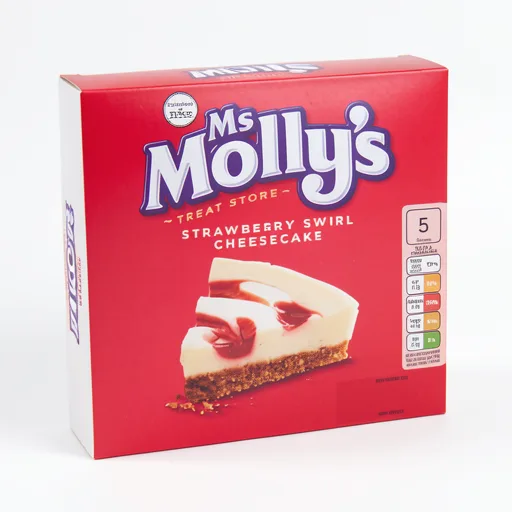 Ms Molly's Strawberry Swirl Cheesecake 375G