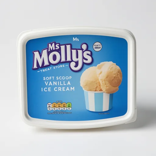 Ms Molly's Vanilla Ice Cream 2Ltr