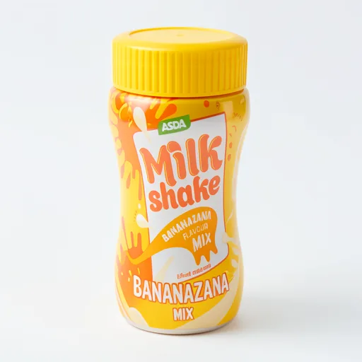ASDA Banana Flavour Mix Milk Shake 300g