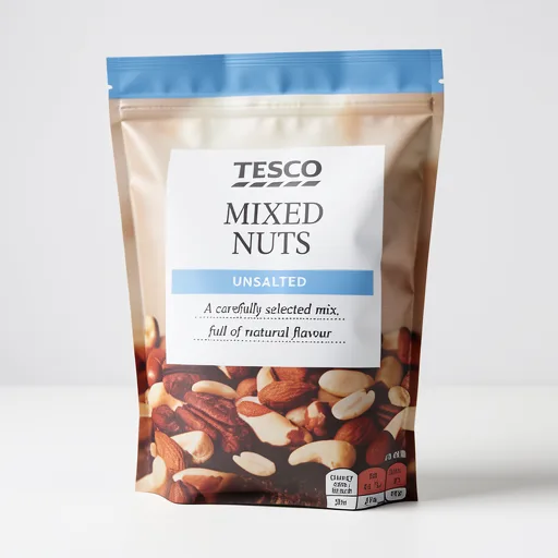 Tesco Unsalted Mixed Nuts Snacks 200 G