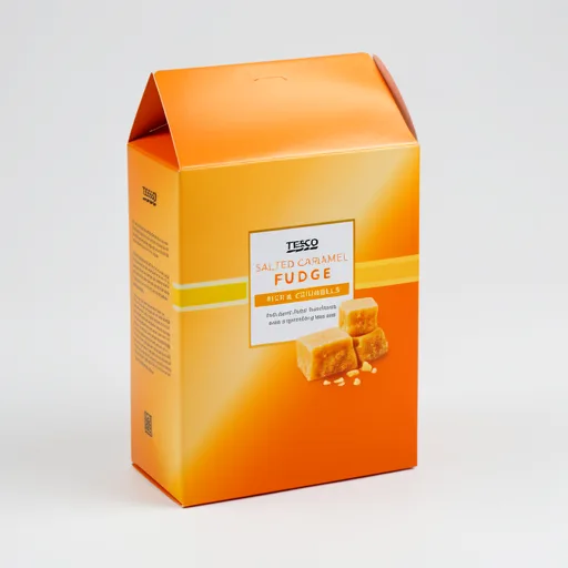 Tesco Salted Caramel Fudge 125G