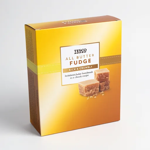 Tesco All Butter Fudge 125G