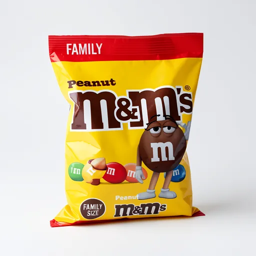 M&M's Peanut Milk Chocolate Family Pouch 400g