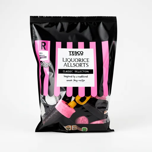 Tesco Liquorice Allsorts Sweets 250G