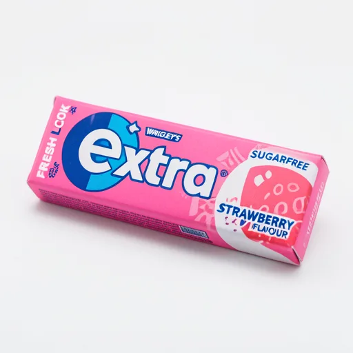 Extra Strawberry Sugarfree Chewing Gum 10 Pieces