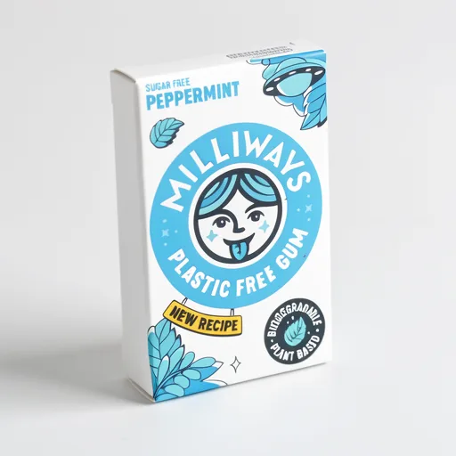 Milliways Super Natural Gum Peppermint 19g