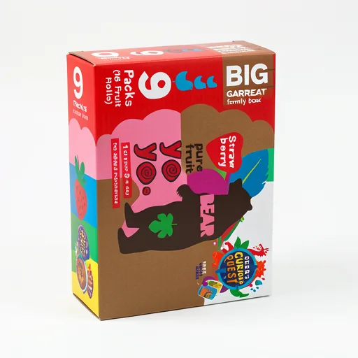 BEAR Fruit Yoyos Strawberry Family Pack 9x20g