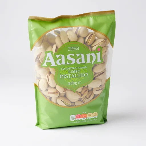 Aasani Roasted & Salted Jumbo Pistachios 500G
