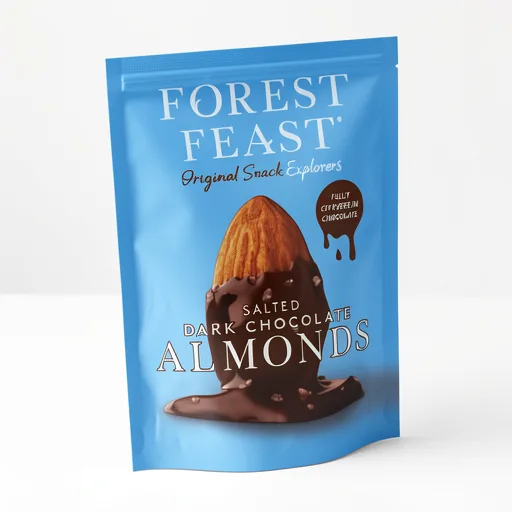 Forest Feast Salted Dark Chocolate Almonds 120G