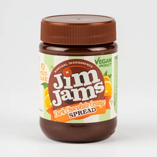 Jimjams Vegan No Added Sugar Dark Chocolate Orange Spread