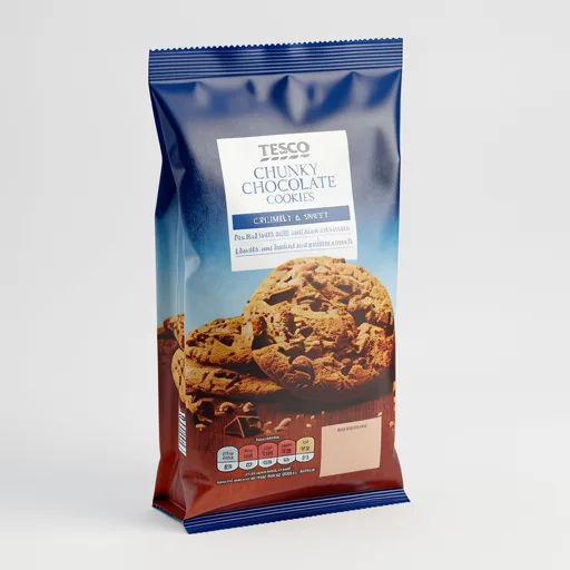 Tesco Chunky Chocolate 10 Cookies 200G