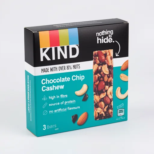 Kind Chocolate Chip Cashew & Mixed Nut Bar 3 x 30g