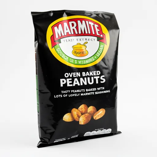 Marmite Oven Baked Peanuts Sharing Bag Nuts Snack 190g