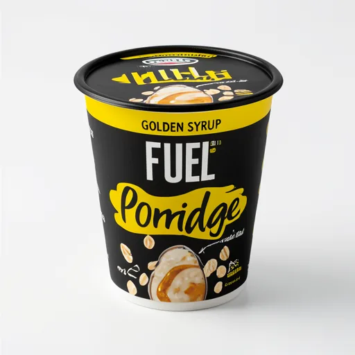 FUEL 10K High Protein Golden Syrup Porridge Oat Cereal Pot 70g