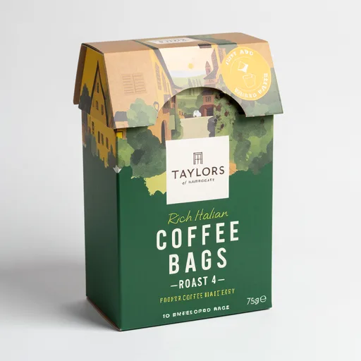 Taylors of Harrogate Rich Italian Ground Coffee Bags x10