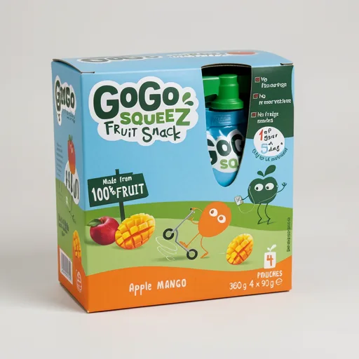 Gogo Squeez Fruit Snack Apple Mango 4X90g