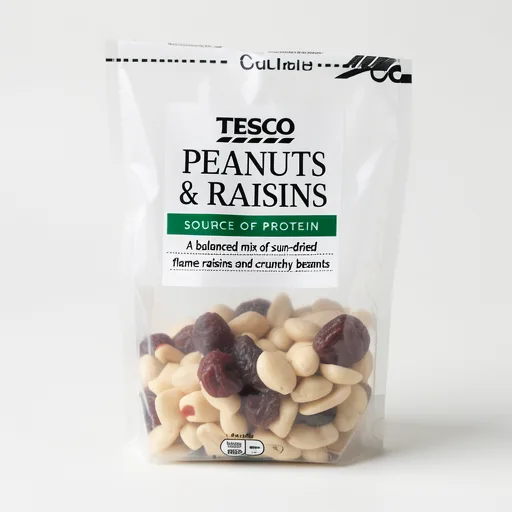 Tesco Peanuts And Raisins 300G