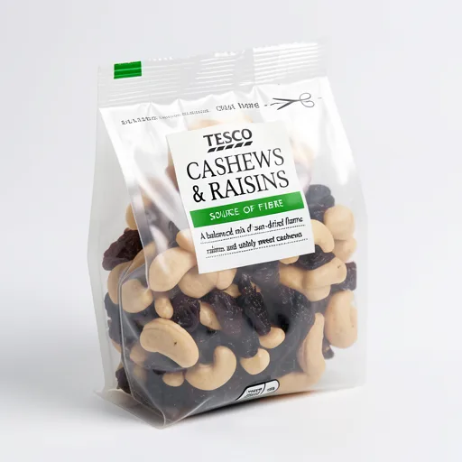 Tesco Cashews & Raisins 200g