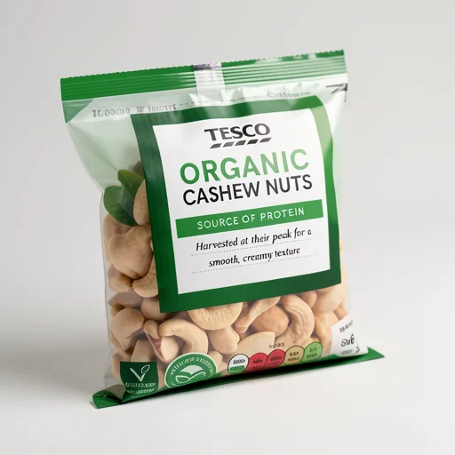 Tesco Organic Cashew Nuts 100G