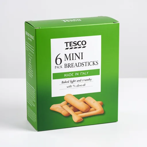 Tesco Mini Breadsticks 6 Pack 120g