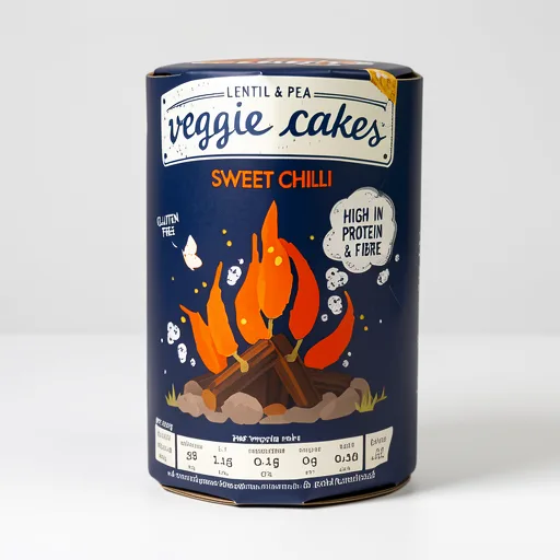 Kallo Sweet Chilli Lentil & Pea Veggie Cakes 122g