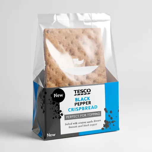 Tesco Black Pepper Sourdough Crispbread 180g