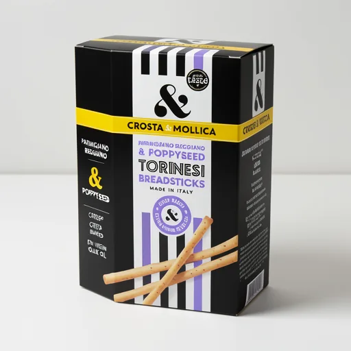 Crosta & Mollica Parmesan & Poppyseed Torinesi 120G