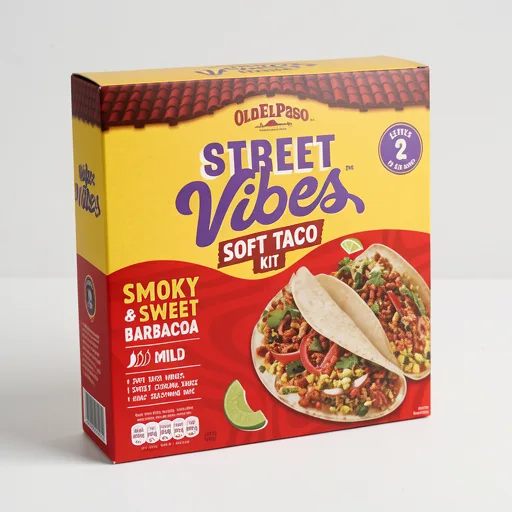 Old El Paso Street Vibes Barbacoa Soft Taco Kit  255g