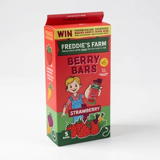 Freddie's Farm Berry Bars - Strawberry 5 x 20g