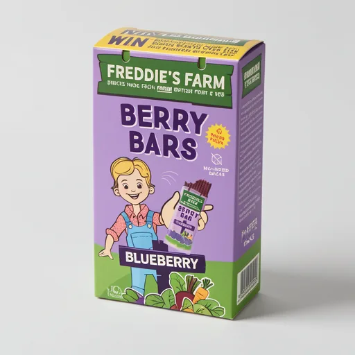 Freddie's Farm Berry Bars - Blueberry 5 x 20g